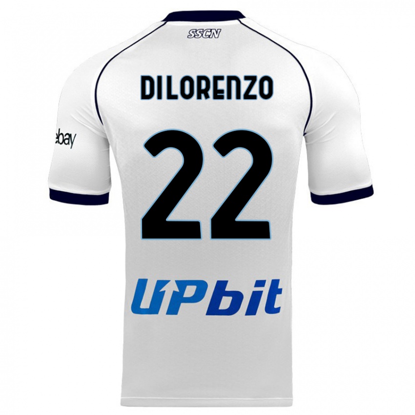 Homem Camisola Giovanni Di Lorenzo #22 Branco Alternativa 2023/24 Camisa Brasil