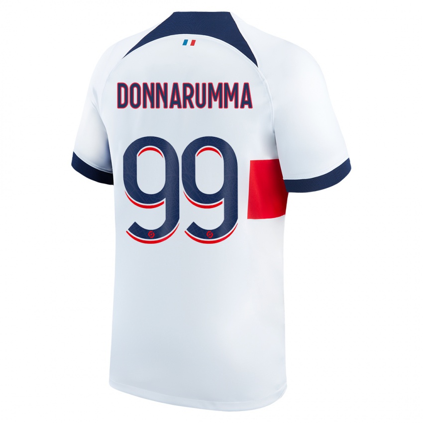 Homem Camisola Gianluigi Donnarumma #99 Branco Alternativa 2023/24 Camisa Brasil