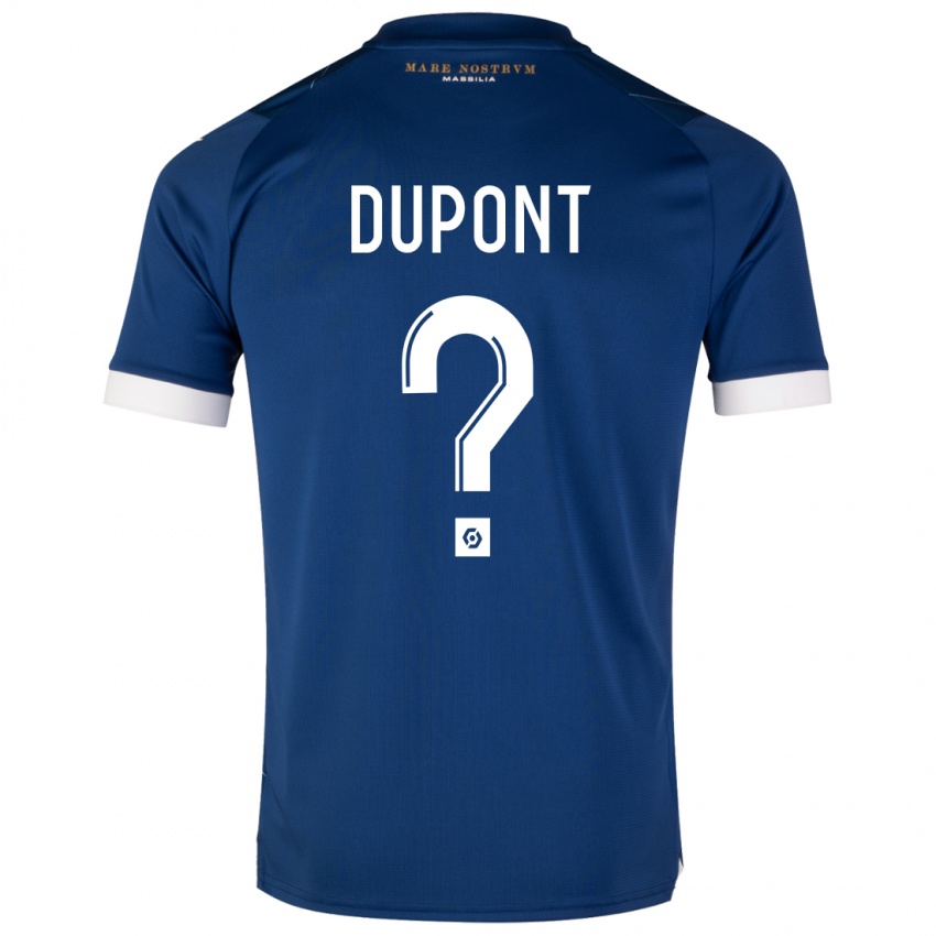 Homem Camisola Hugo Dupont #0 Azul Escuro Alternativa 2023/24 Camisa Brasil