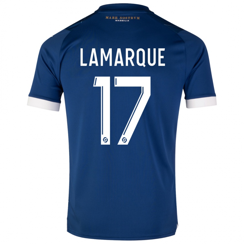 Homem Camisola Alais Lamarque #17 Azul Escuro Alternativa 2023/24 Camisa Brasil
