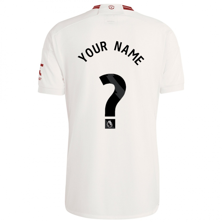 Homem Camisola Seu Nome #0 Branco Terceiro 2023/24 Camisa Brasil