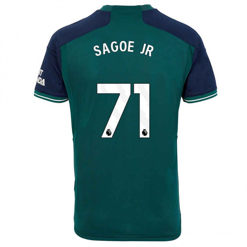 Homem Camisola Charles Sagoe Jr #71 Verde Terceiro 2023/24 Camisa Brasil