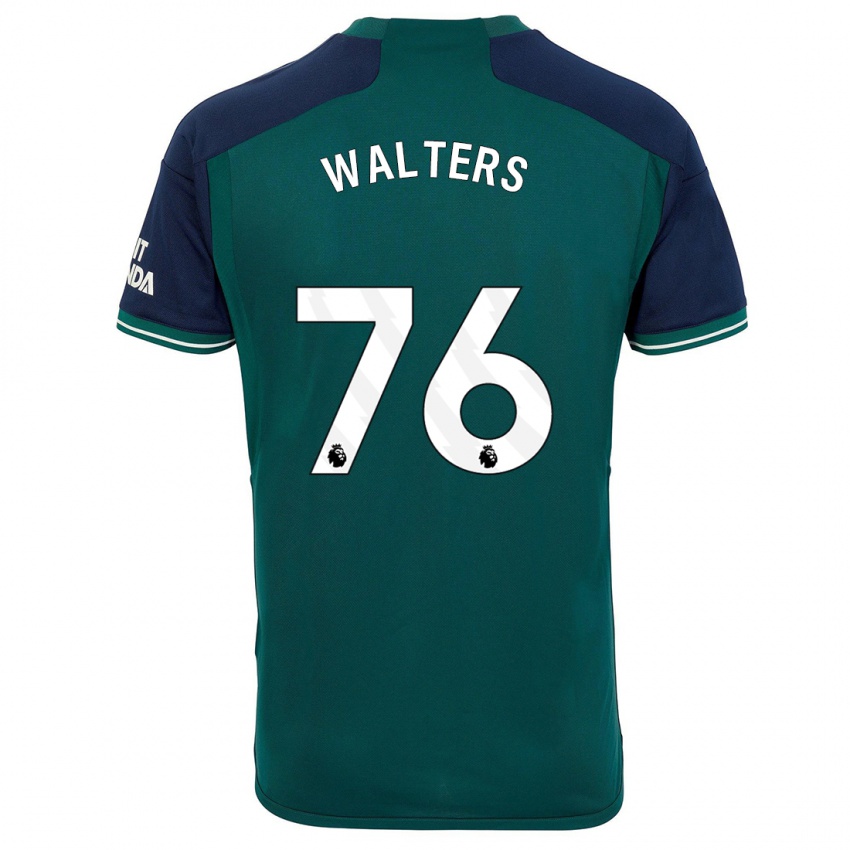 Homem Camisola Reuell Walters #76 Verde Terceiro 2023/24 Camisa Brasil