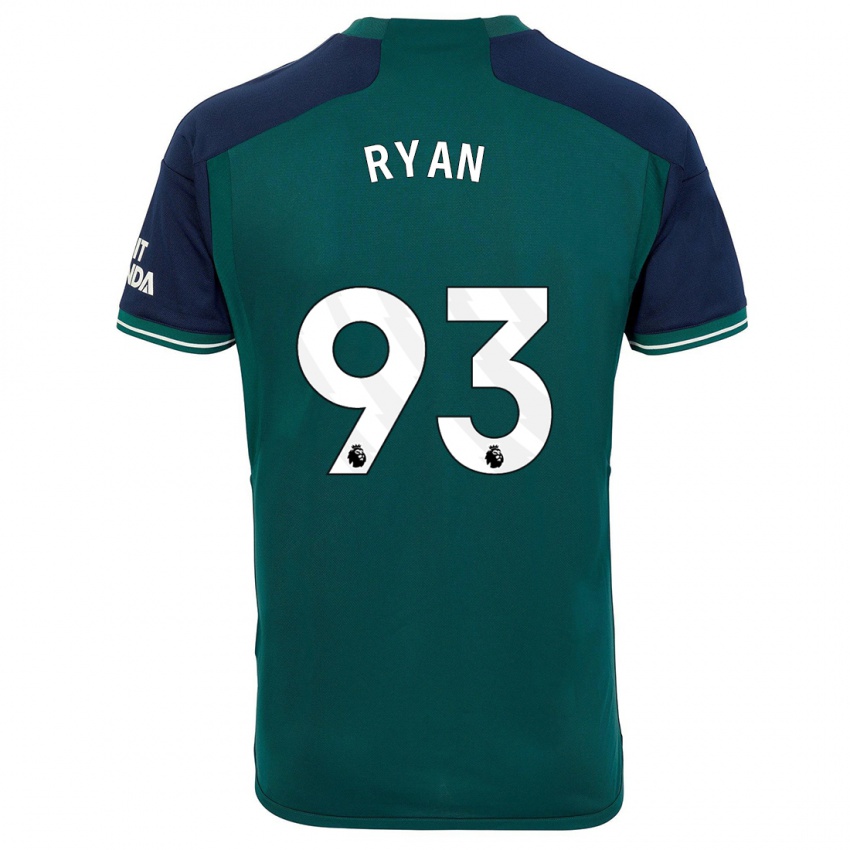 Homem Camisola Kamarni Ryan #93 Verde Terceiro 2023/24 Camisa Brasil