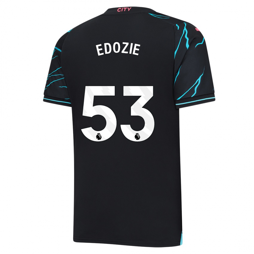 Homem Camisola Samuel Edozie #53 Azul Escuro Terceiro 2023/24 Camisa Brasil