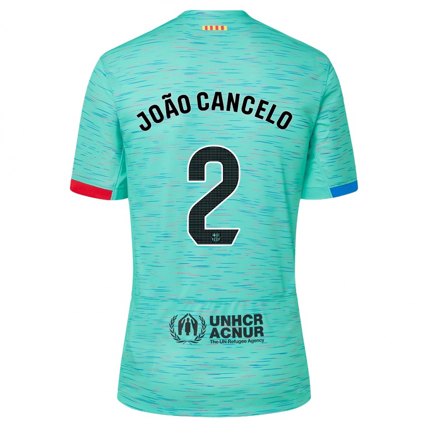 Homem Camisola Joao Cancelo #2 Água Clara Terceiro 2023/24 Camisa Brasil