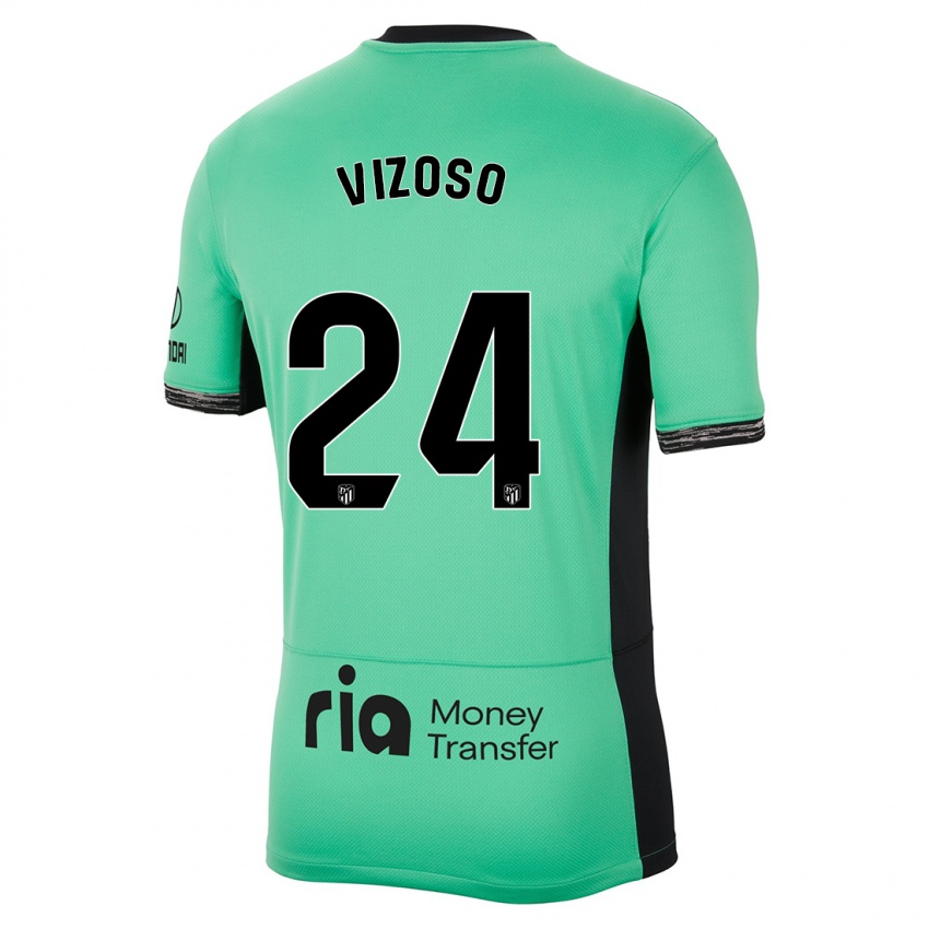 Homem Camisola Paula Vizoso #24 Primavera Verde Terceiro 2023/24 Camisa Brasil