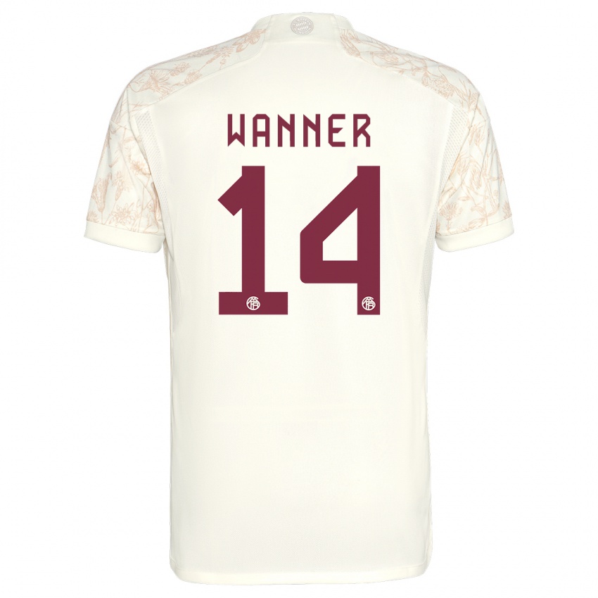 Homem Camisola Paul Wanner #14 Off White Terceiro 2023/24 Camisa Brasil