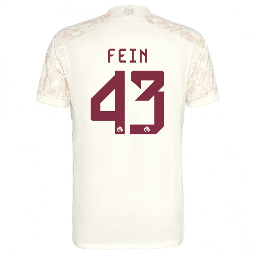 Homem Camisola Adrian Fein #43 Off White Terceiro 2023/24 Camisa Brasil