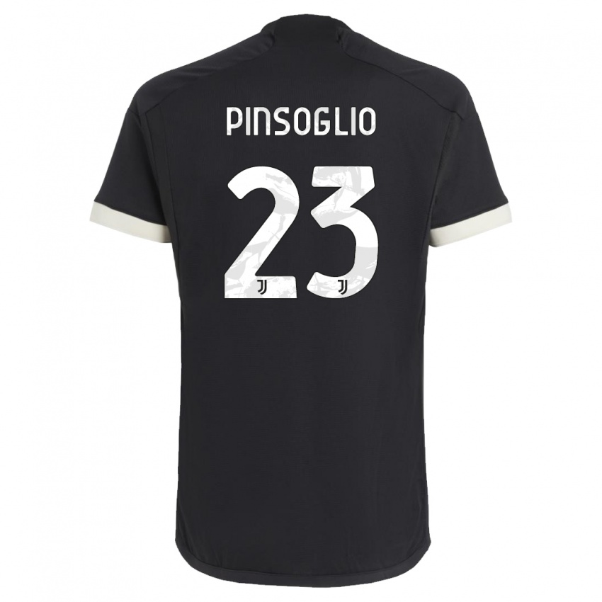 Homem Camisola Carlo Pinsoglio #23 Preto Terceiro 2023/24 Camisa Brasil