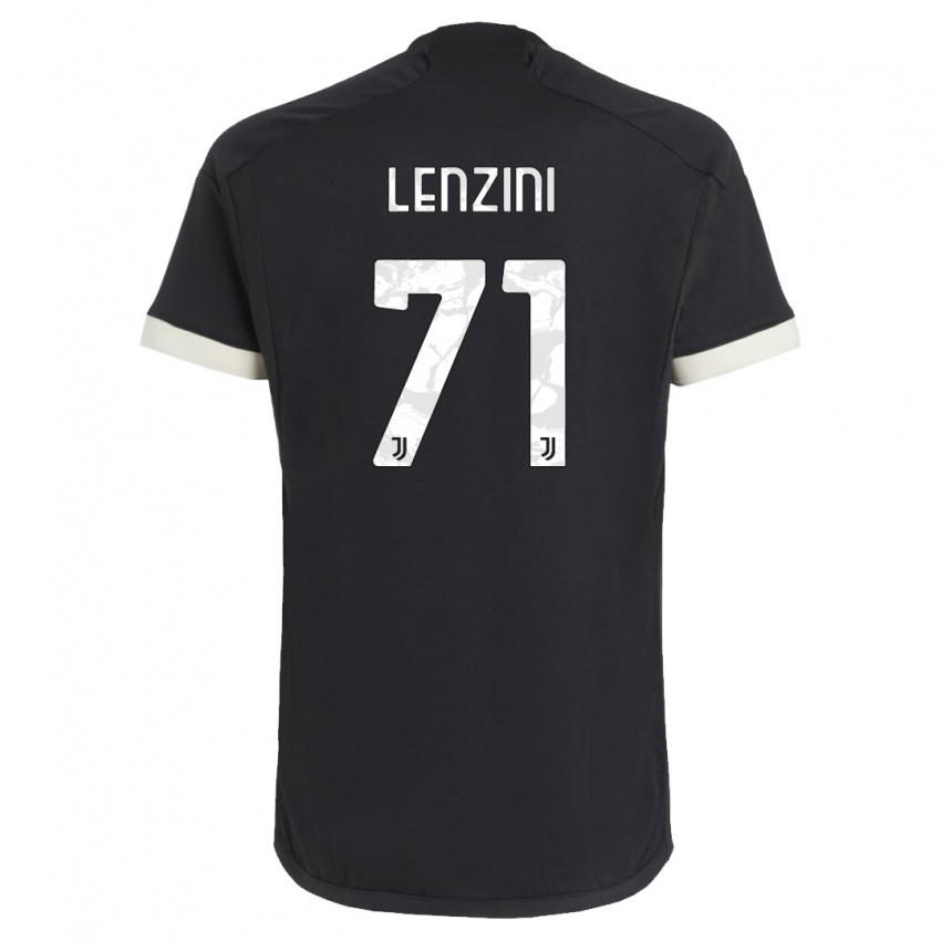 Homem Camisola Martina Lenzini #71 Preto Terceiro 2023/24 Camisa Brasil