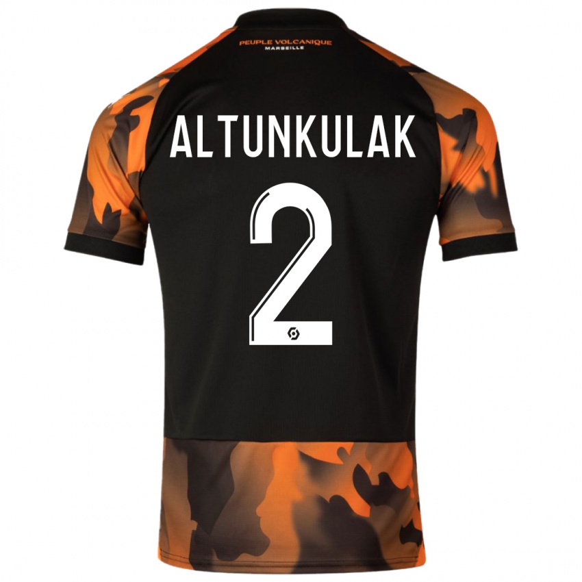 Homem Camisola Selen Altunkulak #2 Preto Laranja Terceiro 2023/24 Camisa Brasil