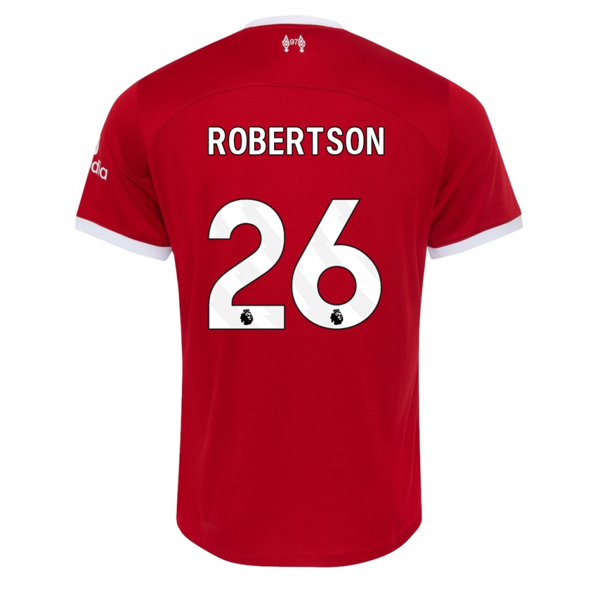 Mulher Camisola Andrew Robertson #26 Vermelho Principal 2023/24 Camisa Brasil