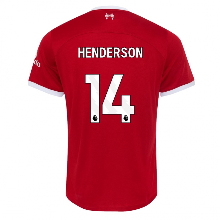 Mulher Camisola Henderson #14 Vermelho Principal 2023/24 Camisa Brasil