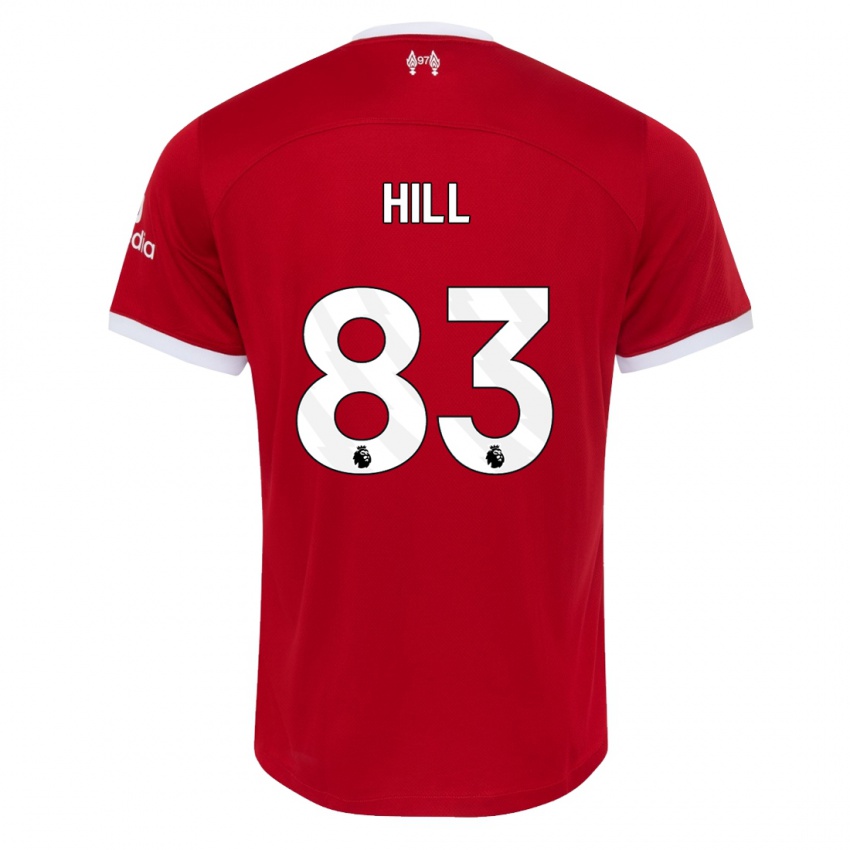 Mulher Camisola Thomas Hill #83 Vermelho Principal 2023/24 Camisa Brasil