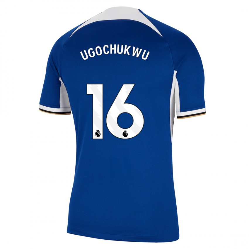 Mulher Camisola Lesley Ugochukwu #16 Azul Principal 2023/24 Camisa Brasil