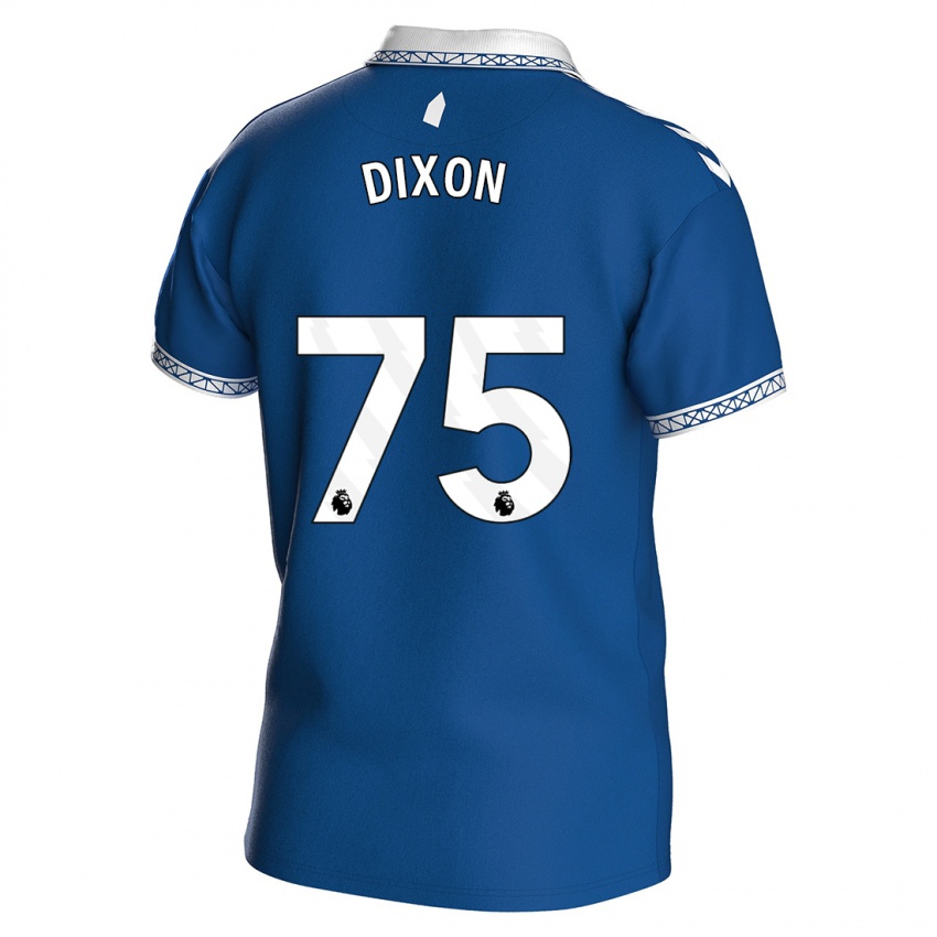 Mulher Camisola Roman Dixon #75 Azul Real Principal 2023/24 Camisa Brasil