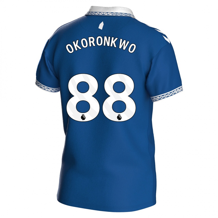 Mulher Camisola Francis Okoronkwo #88 Azul Real Principal 2023/24 Camisa Brasil