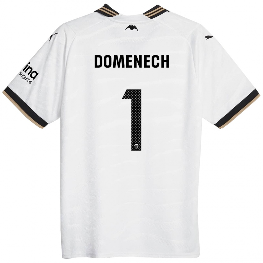 Mulher Camisola Jaume Domenech #1 Branco Principal 2023/24 Camisa Brasil