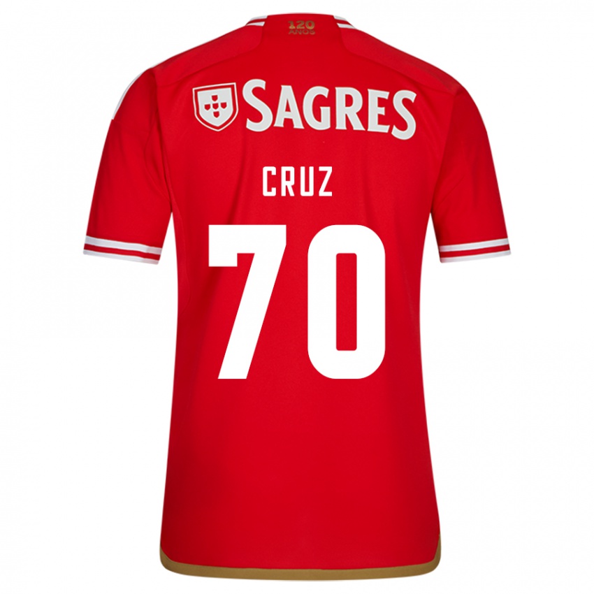 Mulher Camisola Filipe Cruz #70 Vermelho Principal 2023/24 Camisa Brasil