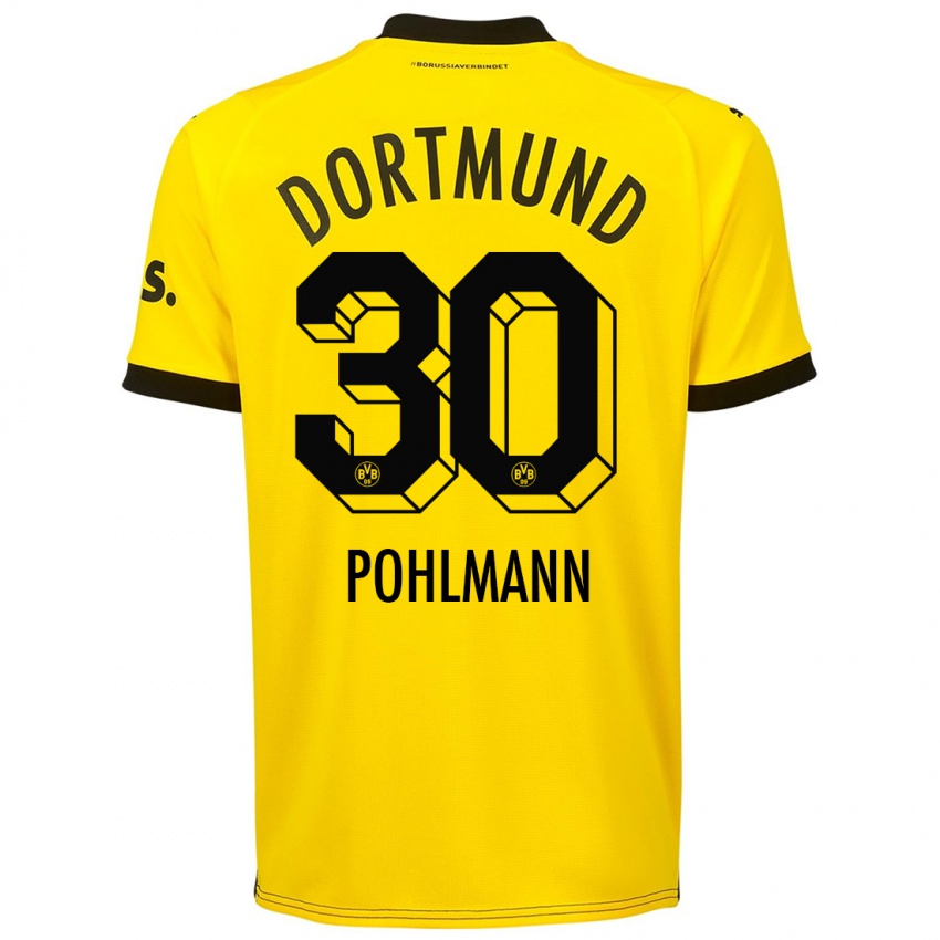 Mulher Camisola Ole Pohlmann #30 Amarelo Principal 2023/24 Camisa Brasil