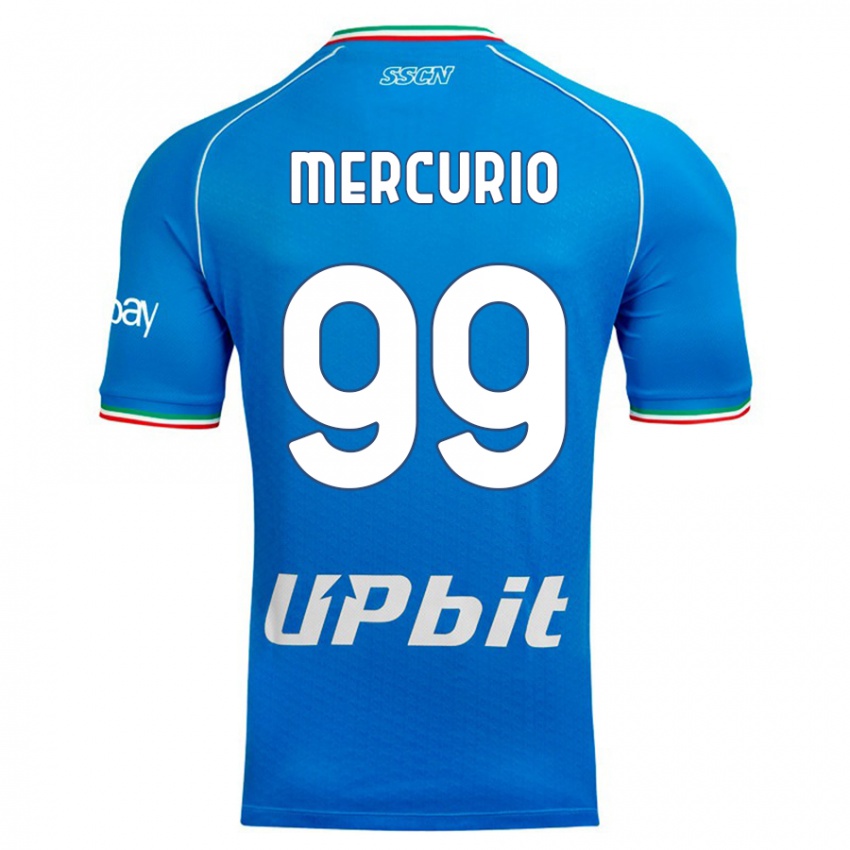 Mulher Camisola Giovanni Mercurio #99 Céu Azul Principal 2023/24 Camisa Brasil