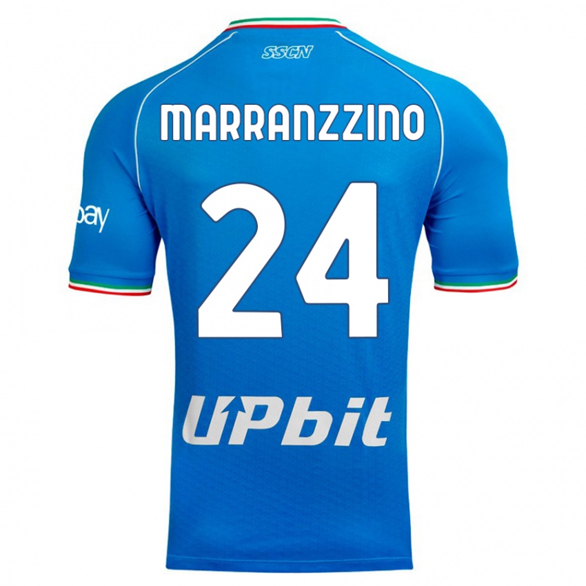 Mulher Camisola Pasquale Marranzzino #24 Céu Azul Principal 2023/24 Camisa Brasil