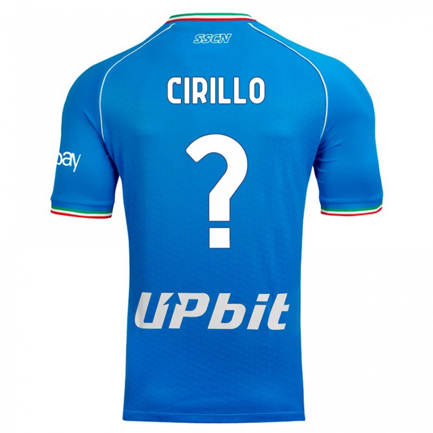 Mulher Camisola Gioele Cirillo #0 Céu Azul Principal 2023/24 Camisa Brasil