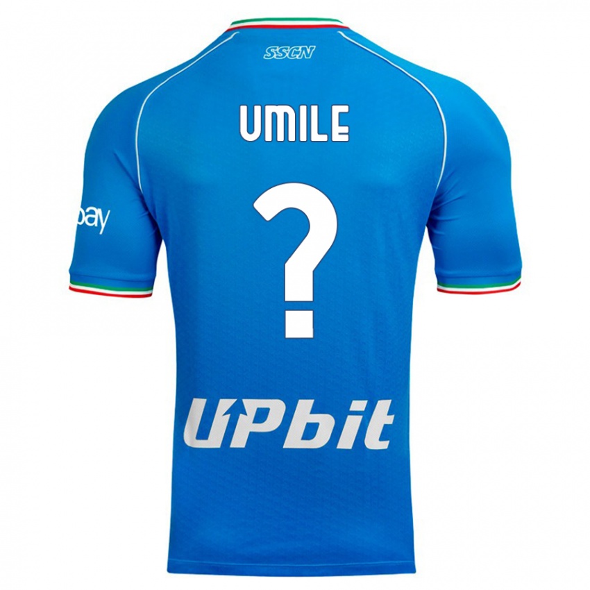 Mulher Camisola Bruno Umile #0 Céu Azul Principal 2023/24 Camisa Brasil