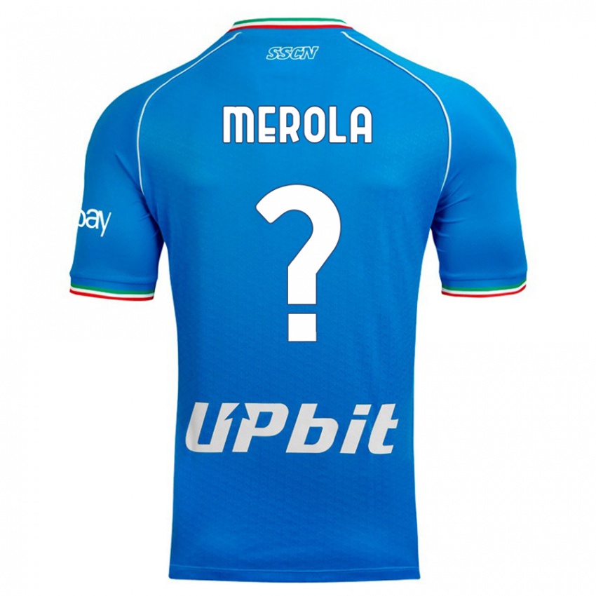Mulher Camisola Marco Merola #0 Céu Azul Principal 2023/24 Camisa Brasil