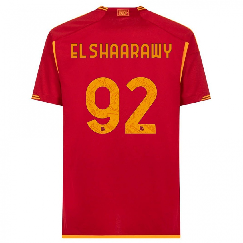 Mulher Camisola Stephan El Shaarawy #92 Vermelho Principal 2023/24 Camisa Brasil