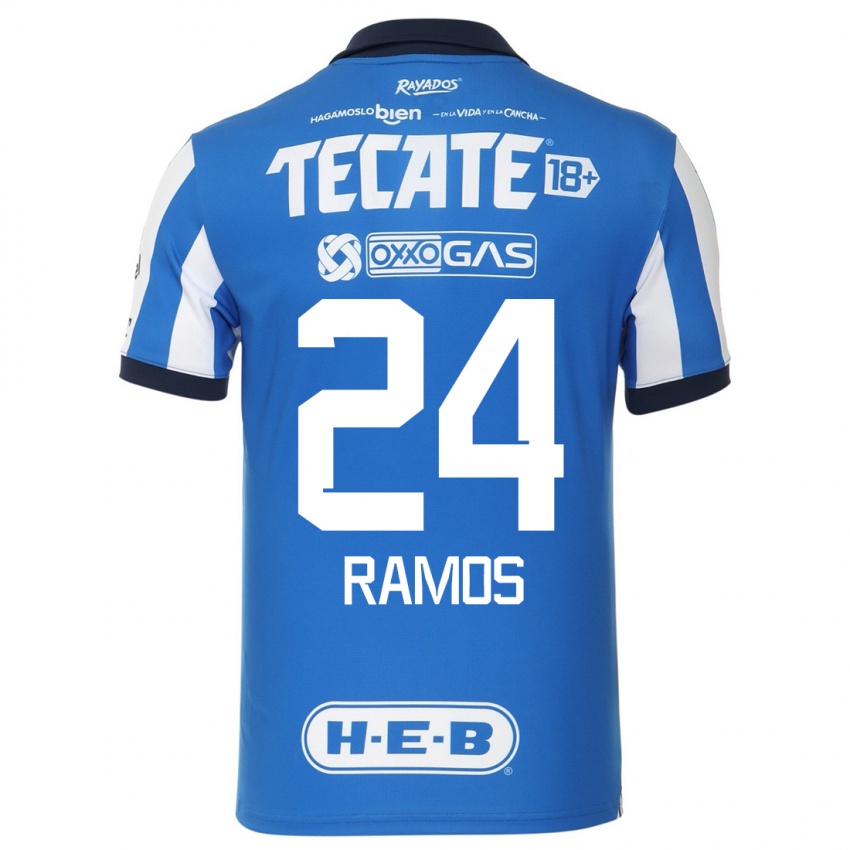 Mulher Camisola Cesar Ramos #24 Branco Azulado Principal 2023/24 Camisa Brasil