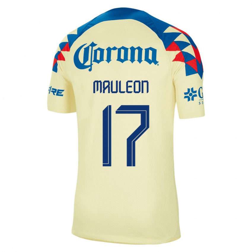 Mulher Camisola Natalia Mauleon #17 Amarelo Principal 2023/24 Camisa Brasil