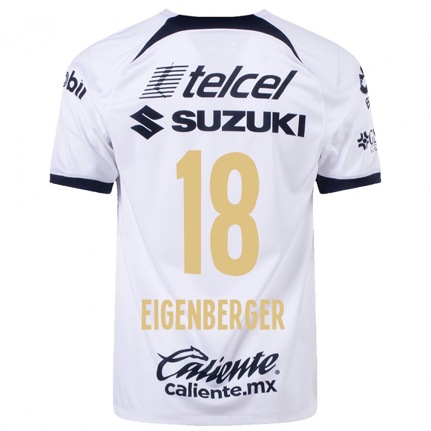 Mulher Camisola Chandra Eigenberger #18 Branco Principal 2023/24 Camisa Brasil