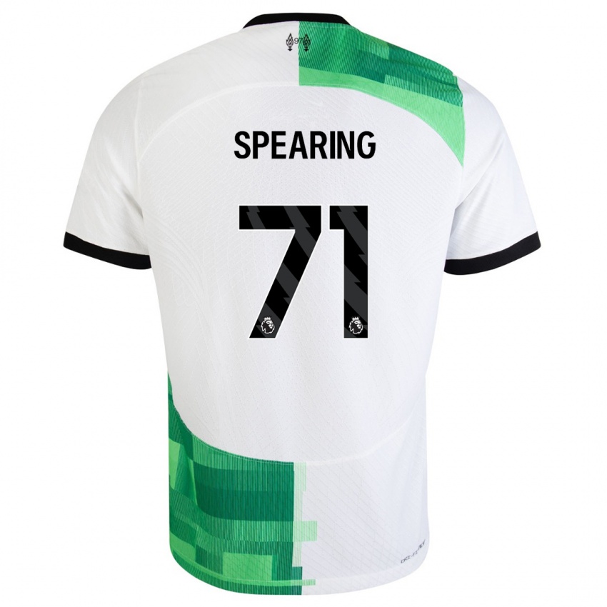 Mulher Camisola Jay Spearing #71 Branco Verde Alternativa 2023/24 Camisa Brasil