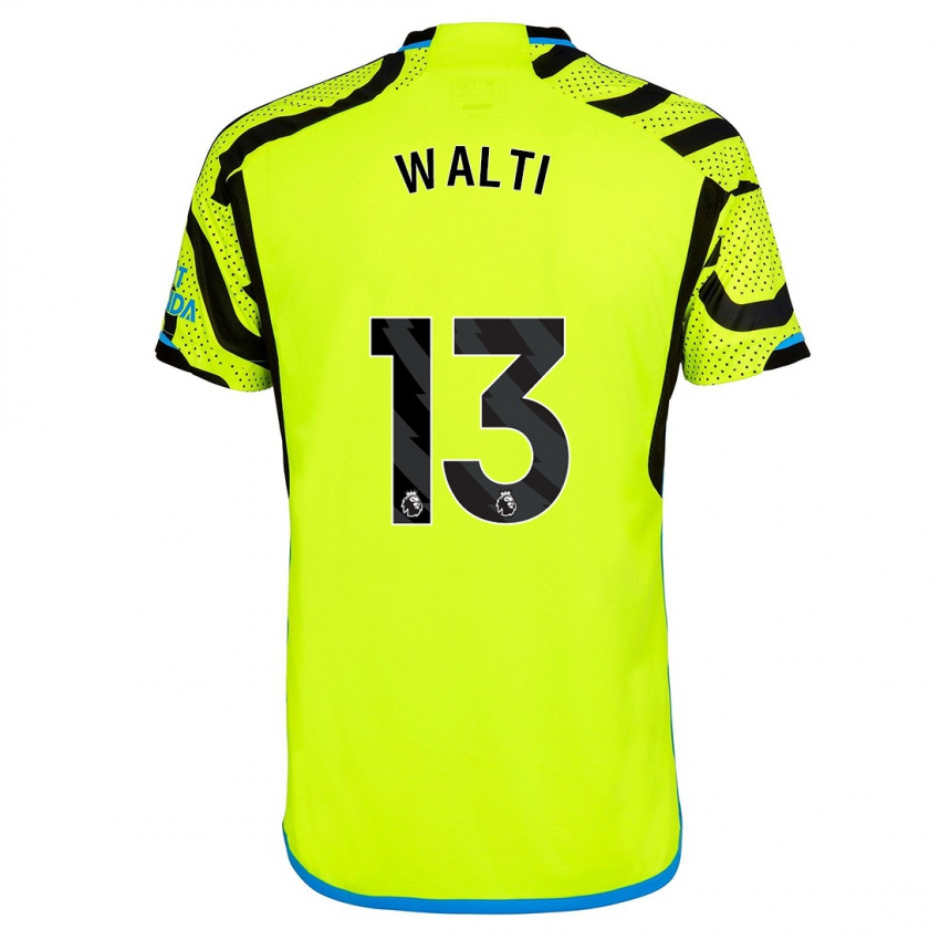 Mulher Camisola Lia Walti #13 Amarelo Alternativa 2023/24 Camisa Brasil