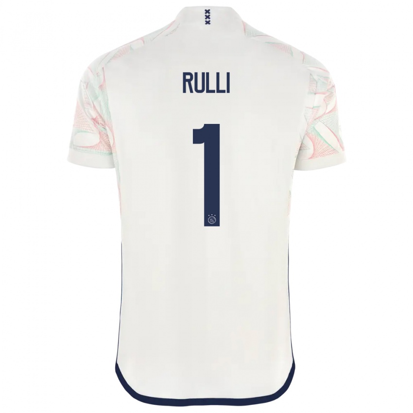 Mulher Camisola Geronimo Rulli #1 Branco Alternativa 2023/24 Camisa Brasil