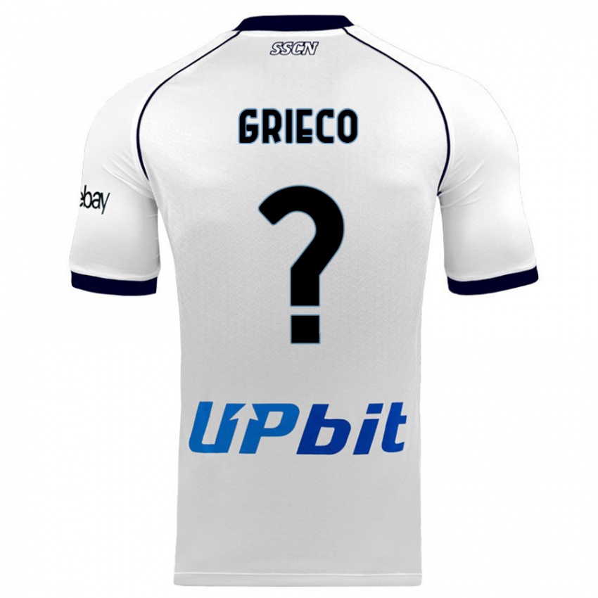 Mulher Camisola Alessandro Grieco #0 Branco Alternativa 2023/24 Camisa Brasil