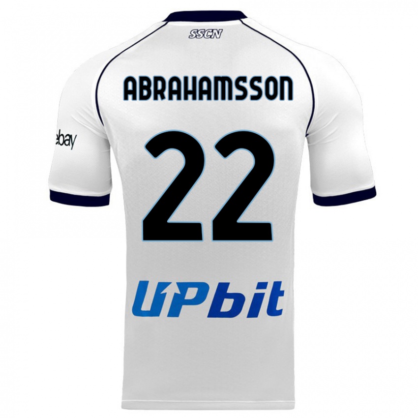 Mulher Camisola Sejde Abrahamsson #22 Branco Alternativa 2023/24 Camisa Brasil