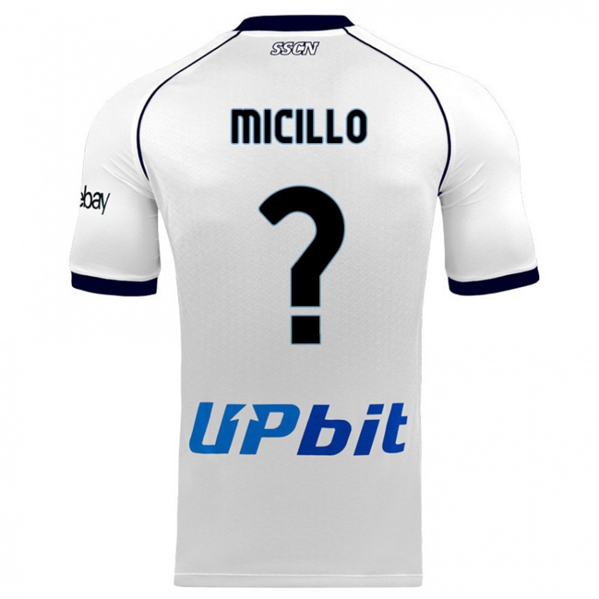 Mulher Camisola Salvatore Micillo #0 Branco Alternativa 2023/24 Camisa Brasil