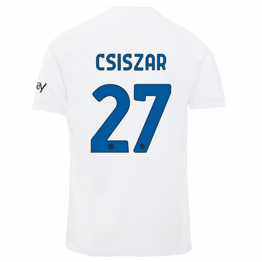 Mulher Camisola Henrietta Csiszar #27 Branco Alternativa 2023/24 Camisa Brasil