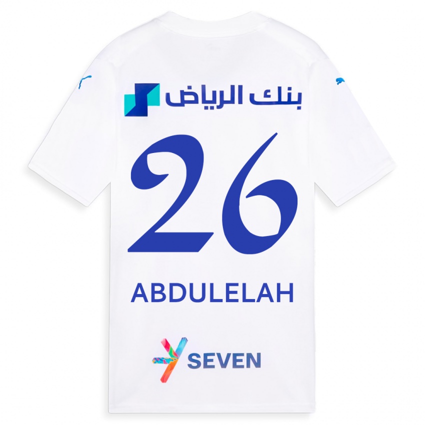Mulher Camisola Abdulelah Al-Malki #26 Branco Alternativa 2023/24 Camisa Brasil