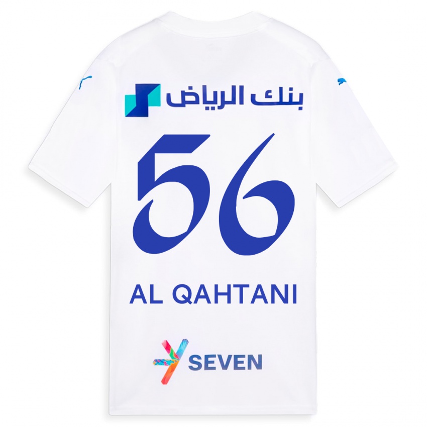 Mulher Camisola Mohammed Al-Qahtani #56 Branco Alternativa 2023/24 Camisa Brasil