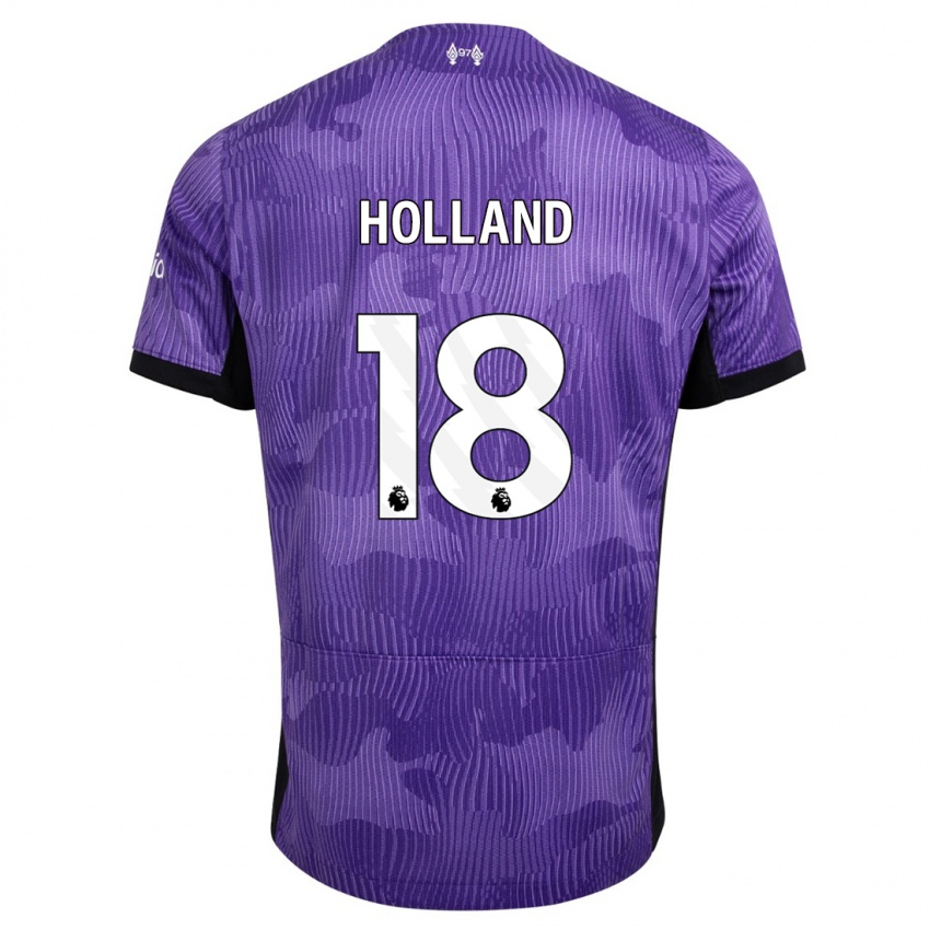 Mulher Camisola Ceri Holland #18 Roxo Terceiro 2023/24 Camisa Brasil