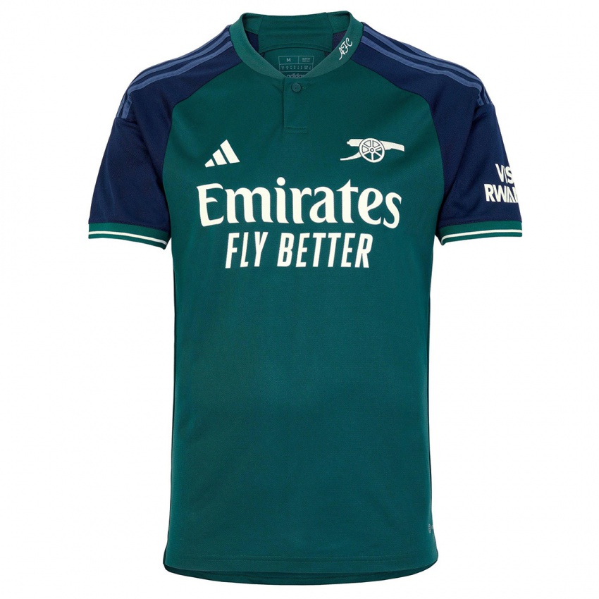 Mulher Camisola Mohamed Elneny #25 Verde Terceiro 2023/24 Camisa Brasil