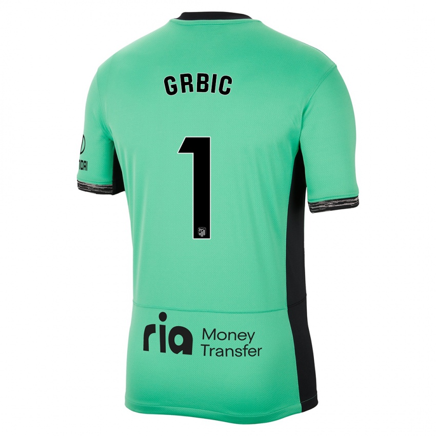 Mulher Camisola Ivo Grbic #1 Primavera Verde Terceiro 2023/24 Camisa Brasil