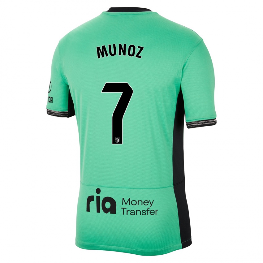 Mulher Camisola Joaquin Munoz #7 Primavera Verde Terceiro 2023/24 Camisa Brasil