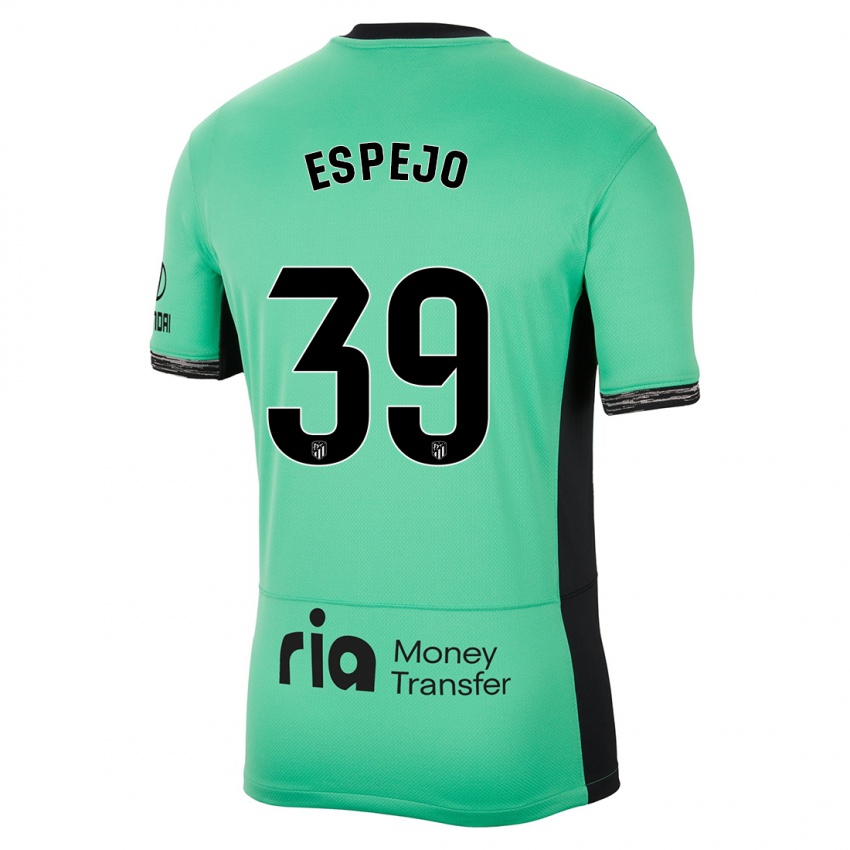 Mulher Camisola Diego Espejo #39 Primavera Verde Terceiro 2023/24 Camisa Brasil