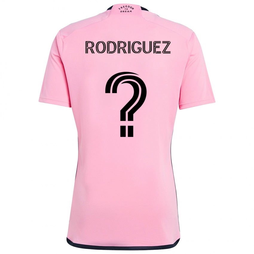 Criança Camisola Emerson Rodríguez #0 Cor-De-Rosa Principal 2024/25 Camisa Brasil