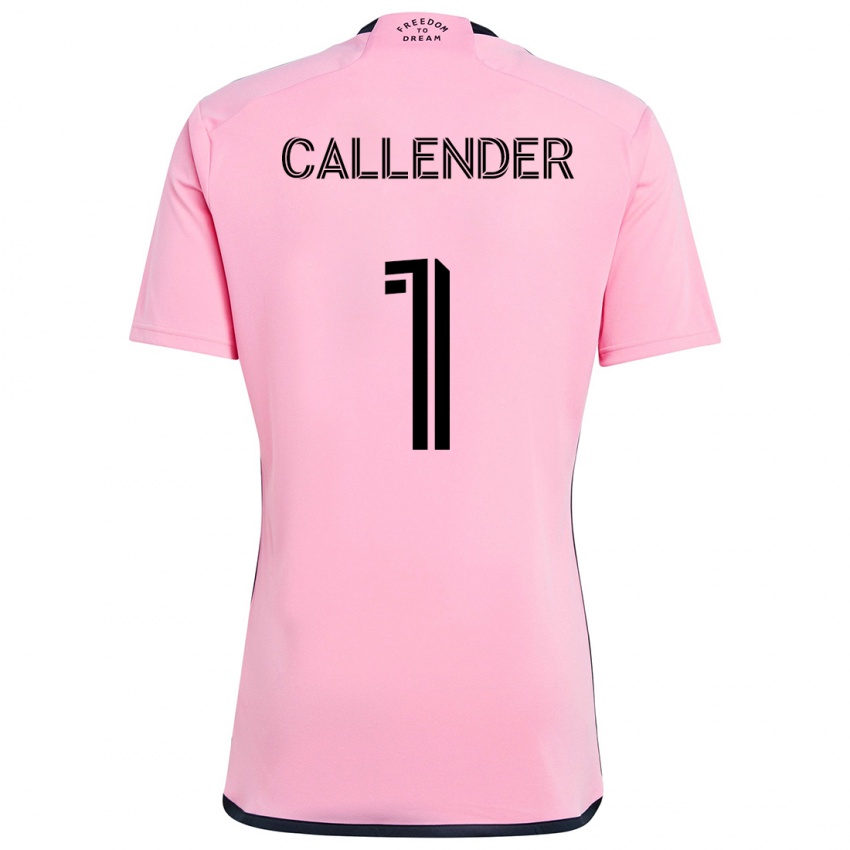 Criança Camisola Drake Callender #1 Cor-De-Rosa Principal 2024/25 Camisa Brasil